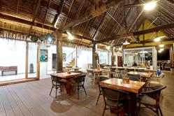 Beluu Seaview Hotel - Palau. Dining Area.